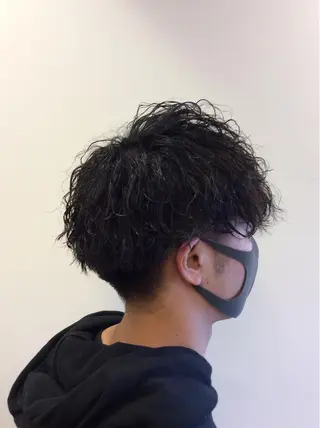 ショート パーマ 松井 竜輝のヘアスタイル