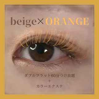 マツエク・マツパ OKIKA所属・【OKIKA】 らん🦖🌈🧡のマツエク・マツパデザイン