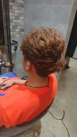 メンズ パーマ 浅野  勇貴のヘアスタイル