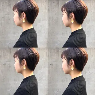 ショート カラー HOLON池袋所属・ウルフカット ハッシュカット/七海のヘアスタイル