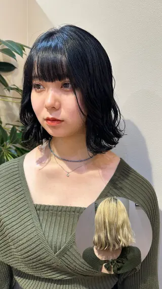 カラー momo 札幌美容師のヘアスタイル