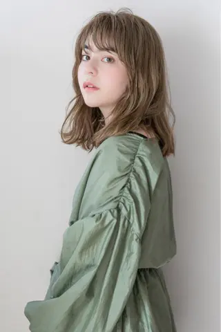 セミロング 松木 信也のヘアスタイル