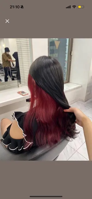 ロング カラー 韓国スタイル🇰🇷 トレンドレイヤー🪡のヘアスタイル