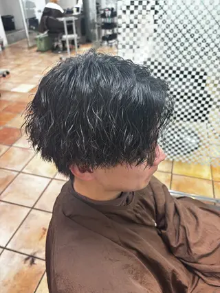 パーマ メンズ 坂本梨菜/似合う × なりたい、叶えます。のヘアスタイル