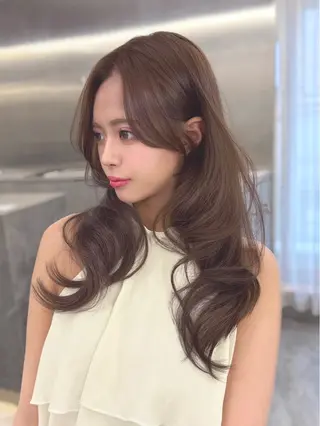 ロング カラー MAEUL luna所属・前髪顔周り/レイヤー 韓国/桔川恒のヘアスタイル