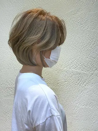 ショート カラー ショートカット パーマ石井のヘアスタイル