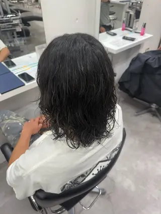 ミディアム パーマ メンズ 【fifth】 小林直弥のヘアスタイル