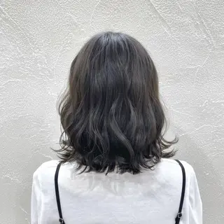 ミディアム やじま ひろこのヘアスタイル