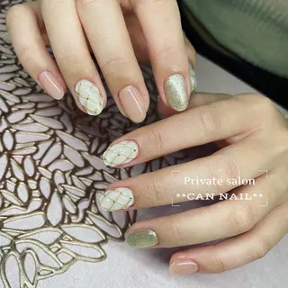 ミディアム ネイル Parfum パルファンのネイルデザイン