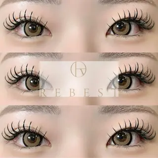 マツエク・マツパ yuuka REBEST心斎橋のマツエク・マツパデザイン