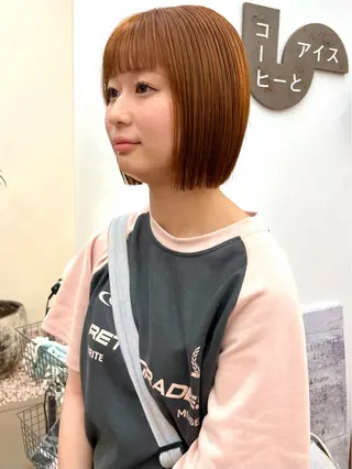 ショート カラー 矢場町/栄/上前津/ 佐藤祐希のヘアスタイル