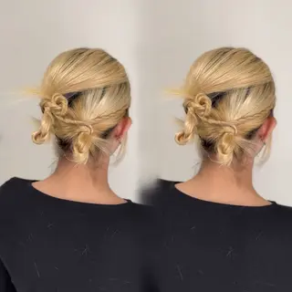 ミディアム ヘアアレンジ モデル様募集中 🎀🫧HARUNAのヘアスタイル