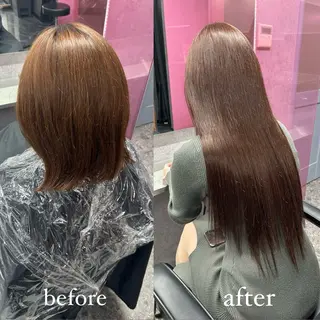 ロング カラー LANDS所属・nanaka 🤍韓国ワンホンヘアのヘアスタイル