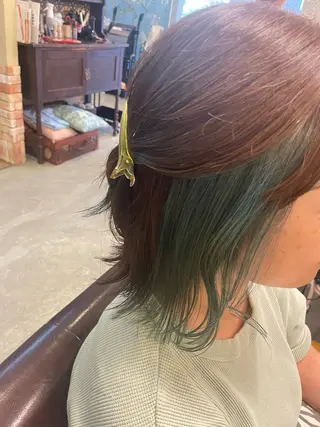 ミディアム hair  make echo所属・hair make echo滿木あい花のヘアスタイル