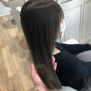 セミロング カラー ヘアアレンジ ✨🌿大人可愛い愛さ れhair🌿✨松本のヘアスタイル