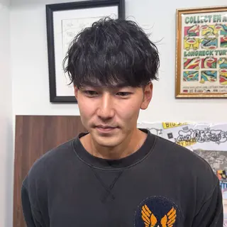 ショート メンズ Y.S.H所属・ryuto/パーマ /メンズ韓国ヘアのヘアスタイル