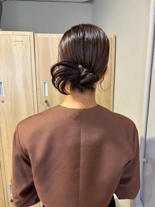 ミディアム LOREN＋透明感 オリーブhirokoのヘアスタイル