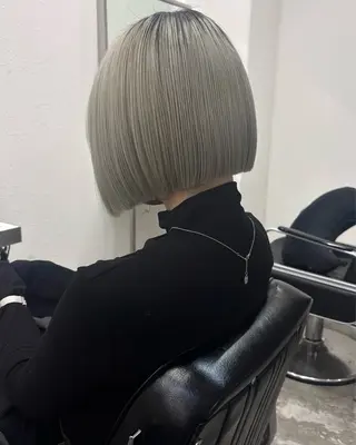 ショート 髪質改善ストレート /暖色カラー🎀🪞のヘアスタイル