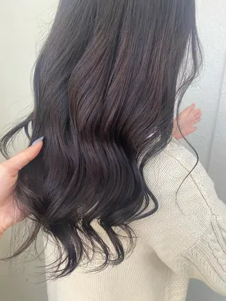 セミロング カラー 韓国ヘア顔周りカット 艶髪ベージュtamaのヘアスタイル