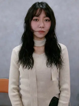 ロング パーマ aika/パーマ/ ショート/伏見のヘアスタイル