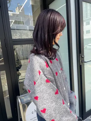 セミロング ボブカットモデル/パ ーマ/harunaのヘアスタイル