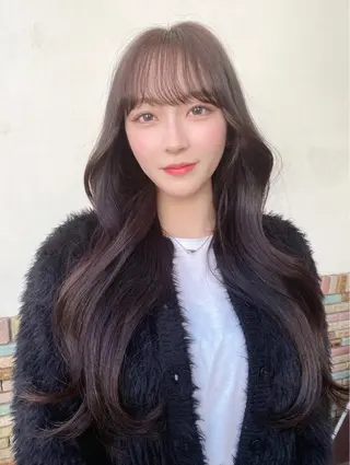 ロング 【艶ヘア】 どうまえのヘアスタイル