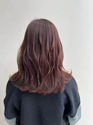 ミディアム カラー ✨艶髪✨ 吉田誠のヘアスタイル