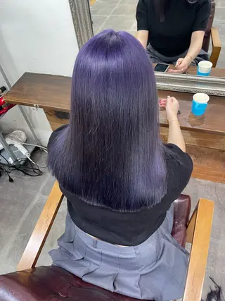 ミディアム カラー SOYON西大寺店所属・ダブルカラー/ 髪質改善💎安藤のヘアスタイル