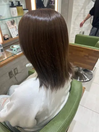 ミディアム 山口 愛紗花のヘアスタイル