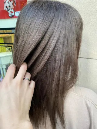 セミロング カラー ヘアアレンジ ネイル マツエク・マツパ 💓💓彩 音💓💓のマツエク・マツパデザイン