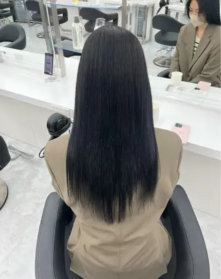 ロング カラー kazuki🍑韓国 トレンド暖色🫗のヘアスタイル