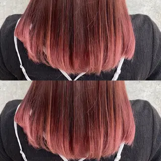 セミロング カラー Alamoa所属・な つのヘアスタイル