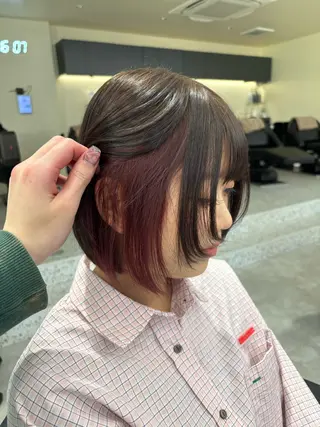 ミディアム Wカラー/暖色/べ ージュりく©︎🐝のヘアスタイル