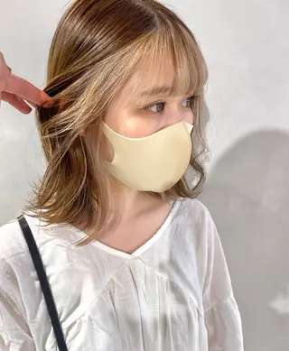 ミディアム カラー カラー系/カット特化 🟠オオタキマサシのヘアスタイル