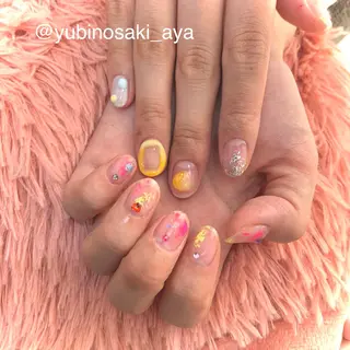 ネイル ゆびノさき茨木店 ニュアンス/アートのネイルデザイン