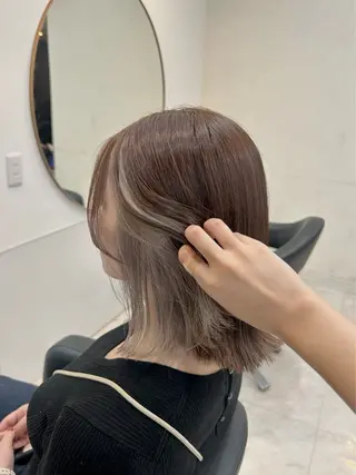 ミディアム カラー eliss umeda所属・Yui🪿 / デザインカラーのヘアスタイル