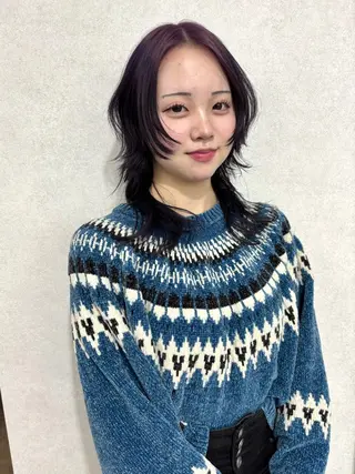 ロング カラー 流行りのレイヤーカッ ト得意💖akariのヘアスタイル