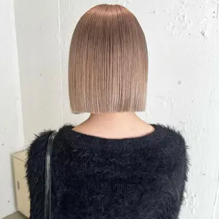 ミディアム カラー 𝒚𝒖-𝒓𝒊 ⸝⋆艶color🌙のヘアスタイル