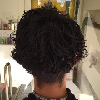 ショート パーマ メンズ camillahair所属・ITO YUKIのヘアスタイル