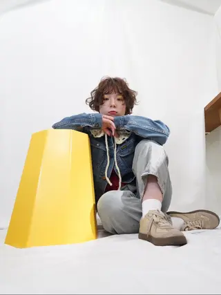 ショート mirai/ブリーチ ダブルカラーのヘアスタイル