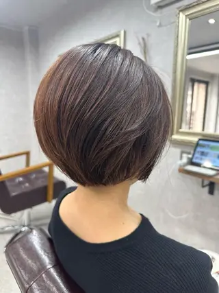 ショート カラー Lien 深井店のヘアスタイル