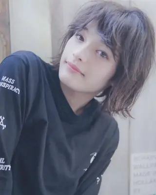 ミディアム カラー hao所属・西山 頌太のヘアスタイル