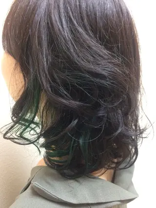 カラー 龍 門のヘアスタイル