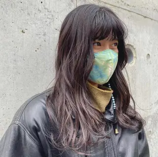 セミロング カラー nanaka/ レイヤーカットのヘアスタイル