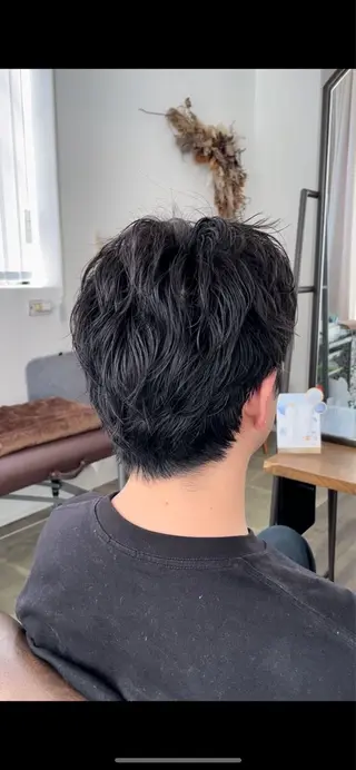 パーマ メンズ ゴトウ  アヤ bisou hairのヘアスタイル