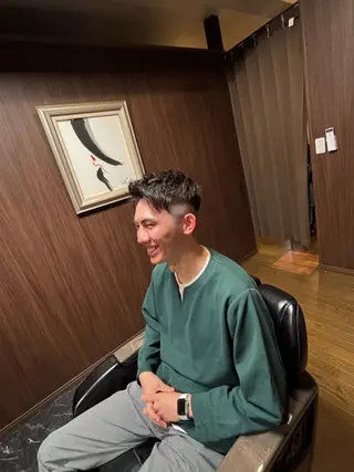 ショート メンズ BARBER CLASSICS所属・K. クスハラ南区のヘアスタイル