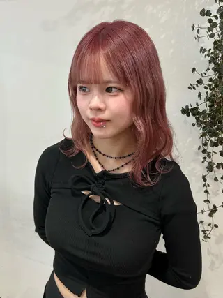 ミディアム カラー マツエク🎀メンズ ☆ひかるのマツエク・マツパデザイン