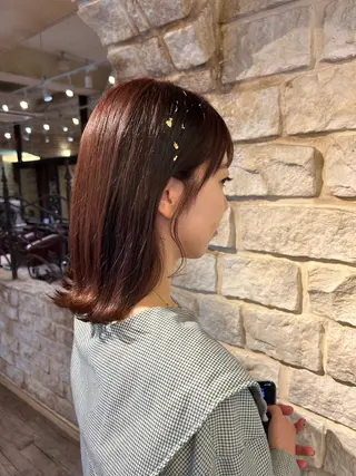 ヘアアレンジ Mei /オリーブ カラー/アレンジのヘアスタイル