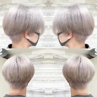 ショート カラー メンズ "PEPPU "所属・派手髪、ハイトーン ショートヘアShinのヘアスタイル