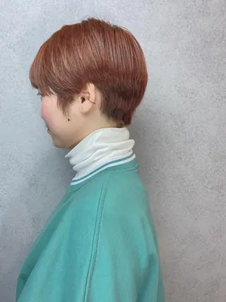 ショート カラー 丸山 晶平のヘアスタイル